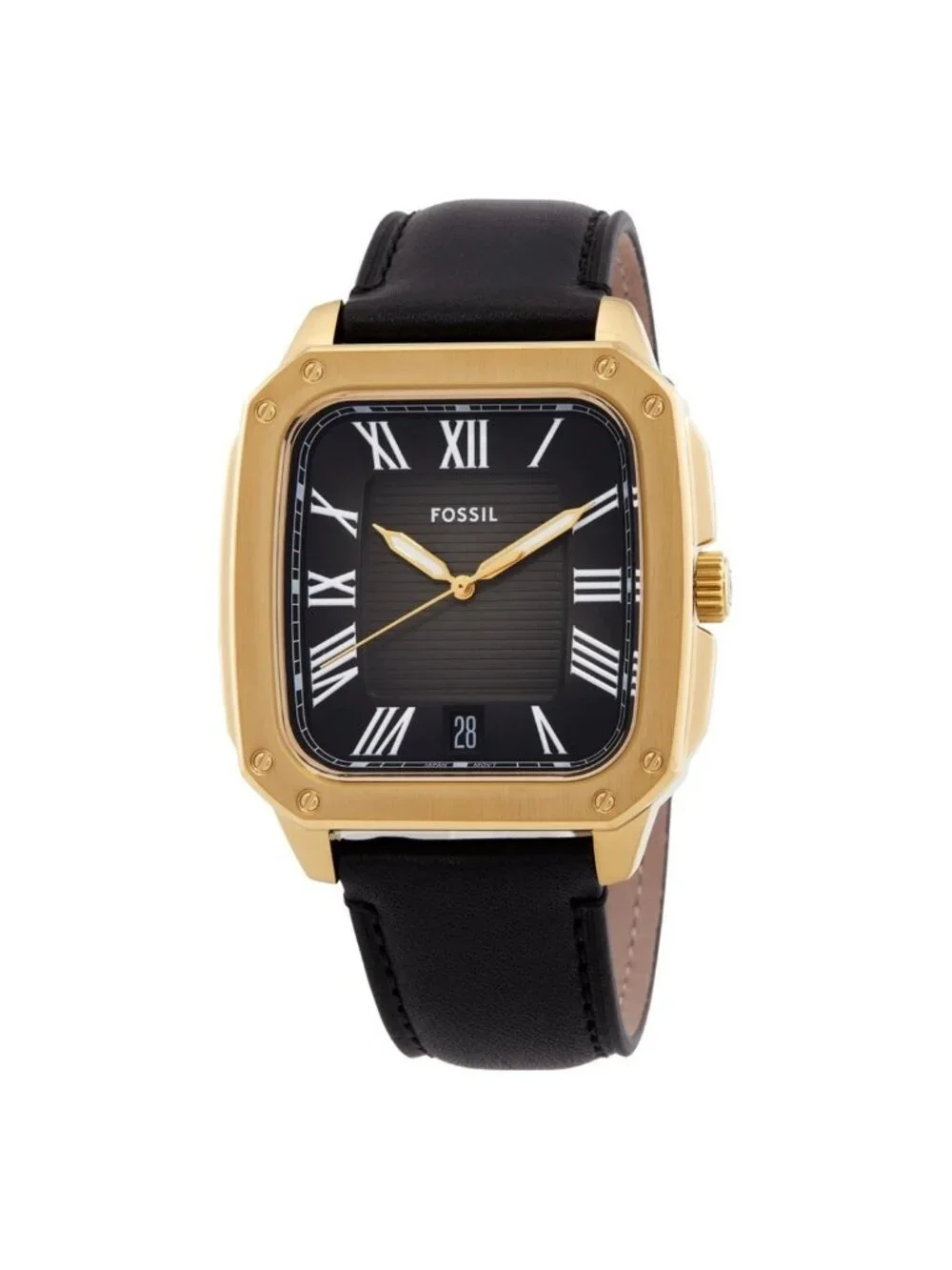 NWT Fossil Crosby Quartz Black Dial Watch